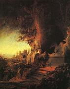 REMBRANDT Harmenszoon van Rijn The Risen Christ Appearing to Mary Magdalen, France oil painting artist